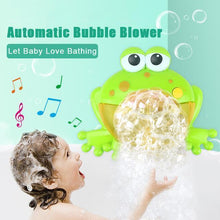 Load image into Gallery viewer, Frogs Bubble Bath Toy  Music Nursery Rhyme Bubble Blower Machine for Toddler  Let Baby Love Bathing