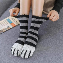 Load image into Gallery viewer, Winter Cat Claws Cute Thick Warm Sleep Floor Socks