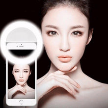 Load image into Gallery viewer, Selfie Ring Light Portable Flash Led Camera Phone Photography Enhancing