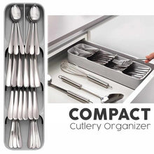 Load image into Gallery viewer, Compact Cutlery Organizer