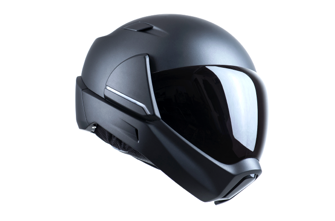 Electric motorcycle helmet