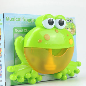 Frogs Bubble Bath Toy  Music Nursery Rhyme Bubble Blower Machine for Toddler  Let Baby Love Bathing