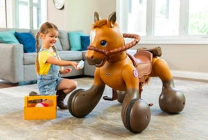 An Interactive Ride-On Pony Scooter
