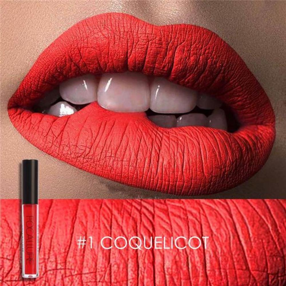 Smudge FREE Long Lasting Focallure Lipstick (24 Colors Available)