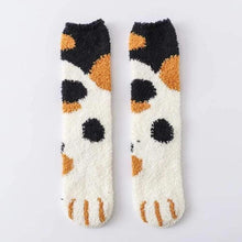 Load image into Gallery viewer, Winter Cat Claws Cute Thick Warm Sleep Floor Socks