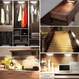 LED Closet Light, Stick-on Anywhere Motion Sensor & Light Sensor Activated Night Light