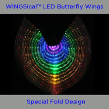 Load image into Gallery viewer, RAINBOW WINGS - LED BUTTERFLY COSTUME