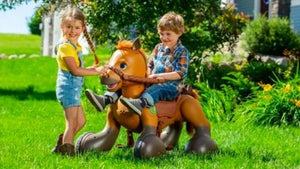 An Interactive Ride-On Pony Scooter