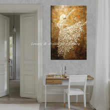 Load image into Gallery viewer, Ballet Dancer Picture Hand Painted Modern Abstract Palette Knife Oil Painting On Canvas Wall Art For Living Room Home Decoration