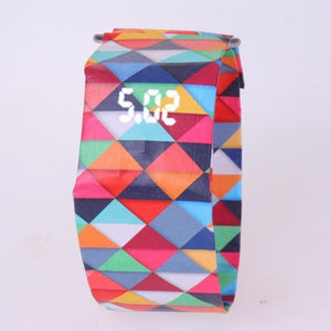 Creative Paper Watch LED Waterproof