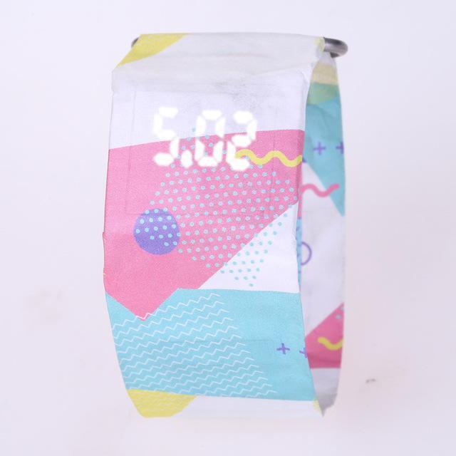 Creative Paper Watch LED Waterproof
