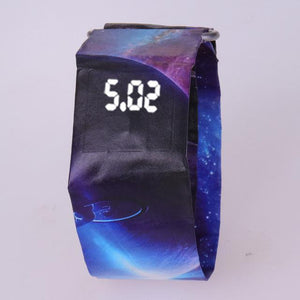 Creative Paper Watch LED Waterproof