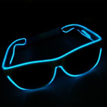 Load image into Gallery viewer, Flashing EL Wire Led Glasses