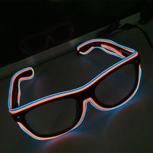 Load image into Gallery viewer, Flashing EL Wire Led Glasses