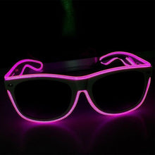 Load image into Gallery viewer, Flashing EL Wire Led Glasses