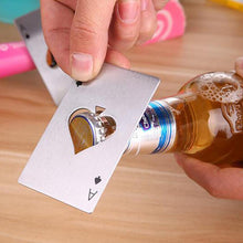 Load image into Gallery viewer, Poker Card Beer Bottle Opener