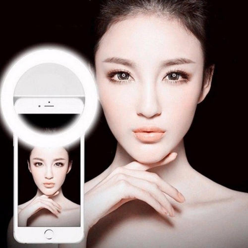 Selfie Ring Light Portable Flash Led Camera Phone Photography Enhancing