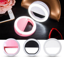 Load image into Gallery viewer, Selfie Ring Light Portable Flash Led Camera Phone Photography Enhancing